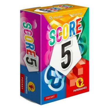 Imagem de Score 5, Jogo de Cartas, Linha Pocket, PaperGames