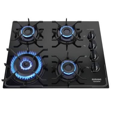 Imagem de Cooktop Itatiaia Itamaster 4 Bocas Vidro Preto Bivolt 3700000341