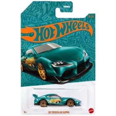 Imagem de Hot Wheels 20 Toyota Gr Supra Pérola e Cromado Verde 3/6