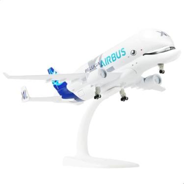 Imagem de Miniatura Avião Cargueiro Transporte Airbus A330-743L Beluga XL1 - Escala 1/300