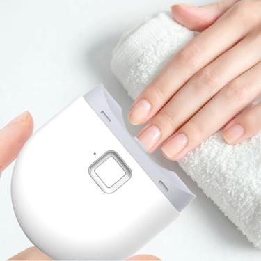 Imagem de Cortador de Unhas Elétrico Automático com Luz e 2 Velocidades em 1 Lixador Armazenamento Restos Recarregável via USB para Bebê Idosos Adultos