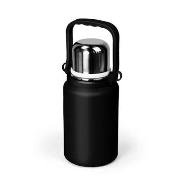 Imagem de Garrafa térmica vacuo 900ml alça e tampa inox  ø11,5cm x 26,5cm - AMIG