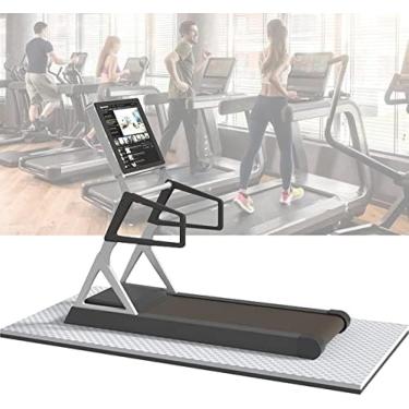 Imagem de Tapete De Esteira, Almofada De Equipamento De Exercício, Tapete De Ginástica De Treino Grosso Antiderrapante Indestrutível, Tapete De Vibração De Espuma Eva, Blackgray, 200 * 100 * 2.5cm