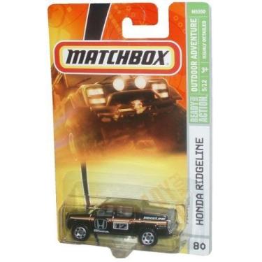 Imagem de Mattel Matchbox 2007 MBX Outdoor Adventure #80 - Black Mid-size Pick-up Truck Honda Ridgeline 1:64 Scale Collectible Die Cast Car