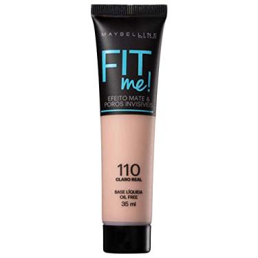 Imagem de Base Líquida Fit Me Cor 110, Maybelline, 110 Claro Real
