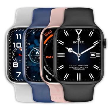 Imagem de Relogio Unissex Digital W28 Pro Serie 8 Smart Watch Comando De Voz Tel