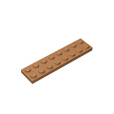 Imagem de Gobricks GDS-513 Placa 2 x 8 Compatível com Lego 3034 Todas as principais marcas de tijolos brinquedos Blocos de Construção Peças Técnicas Conjuntos DIY (10 PCS, 312 Medium Dark Flesh(084))