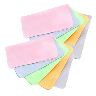 Imagem de Shammy, pano de limpeza de microfibra para óculos, muito absorvente e muito macio, 230 g/m², pacote com 10, pano de limpeza de vidro.