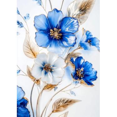 Imagem de Kits de ponto cruz estampado com flores de vitral – Kits de ponto cruz contado de flores para iniciantes e adultos, padrões de ponto de cruz, dimensões, kits de bordados, artes e artesanato