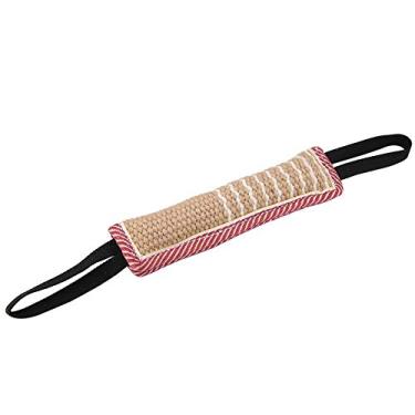 Imagem de Luocute Brinquedo de Reboque de Cachorro, Haste de Treinamento de Mordida de Linho de Algodão Com Alças Duplas, para Treinamento de Cachorro de Cabo de Guerra, Jogo Interativo de Cães