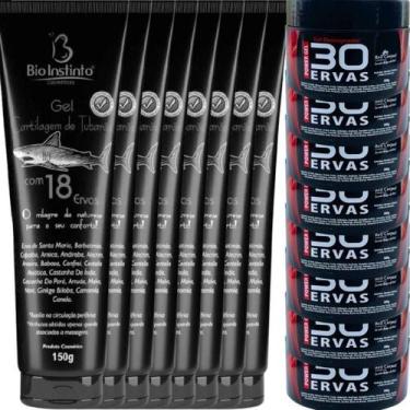 Imagem de Revenda 8 Gel 30 Ervas 300G + 8 Gel Cartilagem De Tubarão - Bio Instin