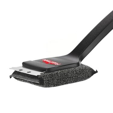 Imagem de Fuairmee Escova de grelha sem cerdas com raspador, limpeza eficiente, acessórios seguros para grelha Weber a gás/aço inoxidável/churrasqueira a carvão, presente para o pai