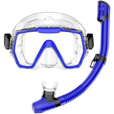 Imagem de Juego de Snorkel Honlanor para Adultos Equipamiento para Buceo Sin Fug