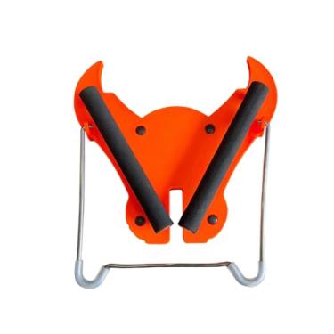 Imagem de MERIGLARE Suporte para saxofone alto, suporte para saxofone, acessório leve para instrumento musical, portátil, Laranja