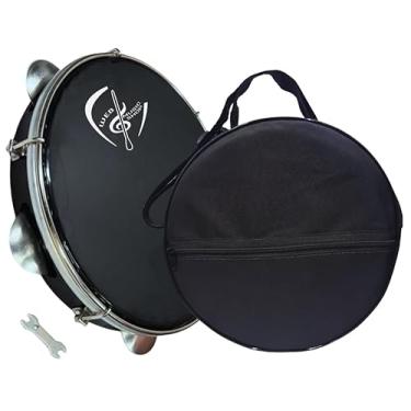 Imagem de Pandeiro de 10 Pol. Profissional Pele Preta Web Music + Capa