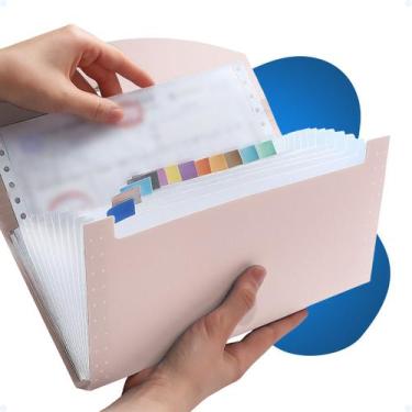 Imagem de Pasta Organizadora Para Documentos Arquivo Grande Expansível - Hxt, Ro