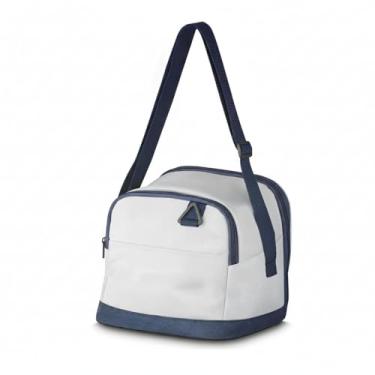 Imagem de Bolsa Térmica 8 Litros para Marmitex com Alça para Transporte Azul