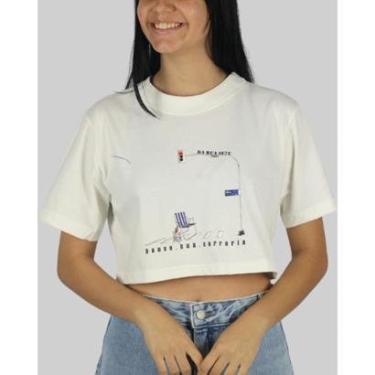 Imagem de Cropped DR7 Street Pause Sua Correria - Branco-Feminino