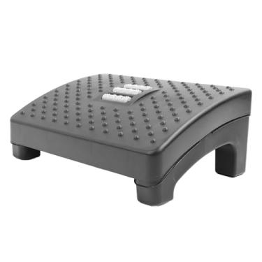 Imagem de Generic Felas de Apoio para Os Pés, Anti -Slip Grande Corrente de Pés Superfície Fácil de Limpar Banquinhos Com Rolo de Massagem para Banheiro (Preto)