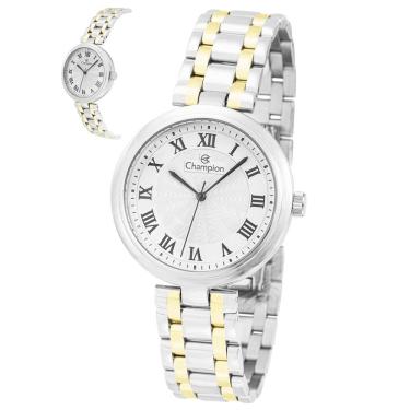 Imagem de Relógio Champion Masculino Ref: Cn21461b Clássico Bicolor