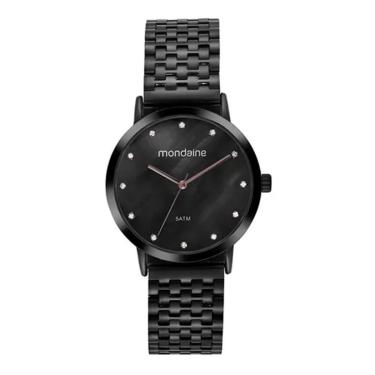 Imagem de Relógio Mondaine Feminino Madrepérola Preto 32819LPMVPE2-Feminino