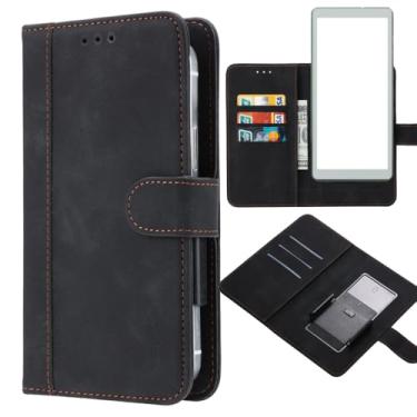 Imagem de Ranyi Capa para leitor de iPaper VIWOODS 15.6 cm, carteira de couro universal com compartimentos para cartões, clipe móvel, flip magnético, capa de proteção para leitor de eBook VIWOODS 15.6 cm