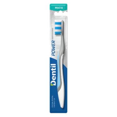 Imagem de Dentil - Escova Dental Power Professional Macia | Cerdas Modernas e Suaves | Limpeza Profunda, Remoção de Manchas e Proteção contra Cáries
