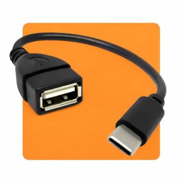 Imagem de TypeLink OTG™ Adaptador USB OTG Tipo C para Pendrive, Celulares e Notbooks | Cabo Adaptador USB Leitura Rápida Plug and Play | CABO FLEX