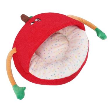 Imagem de Pssopp Casa de Animal de Estimação Bonito, Caverna de Pelúcia Com Capuz Gato Calmante Redondo Esconderijo Filhote de Cachorro Gatinho Cama para Gatos Internos Filhote de Cachorro