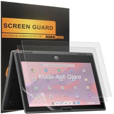 Imagem de KEANBOLL Pacote com 3 protetores de tela antirreflexo (fosco) projetados para Chromebook HP Fortis x360 11 G3 J 2025, HP Fortis x360 G5, Chromebook 28.7 cm, HP Fortis Flip G1i Chromebook 28.3 cm