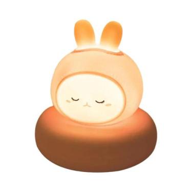 Imagem de Luz Noturna Infantil Em Forma De Animal, Controle De Toque Com 3 Nívei