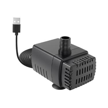 Imagem de Whtkoph Mini Bomba Submersível com Ventosas, 50 GPH, 2 W, para Bebedouro de Animais de Estimação E Hidroponia.