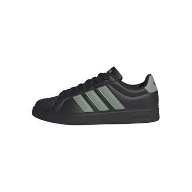 Imagem de adidas Streetalk masculino, Preto/Prata Verde/Preto, 43