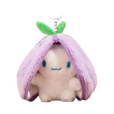 Imagem de Brinquedos De Pelúcia Divertidos Para Crianças Coelho Morango Cenoura 