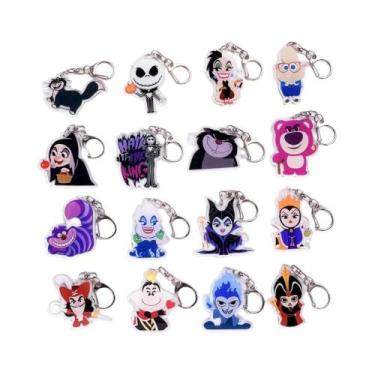 Imagem de Chaveiro Acrílico Kawaii De Vilões Da Disney, Charme Para Bolsa, Prese