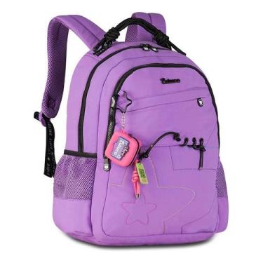 Imagem de Mochila De Costas Oficial Luluca Lu27030 Clio, Roxo