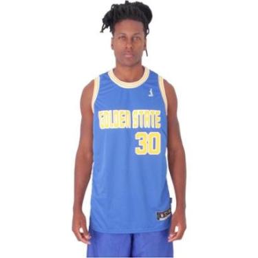 Imagem de Regata Basquete Masculina M10 Action Golden State-Masculino