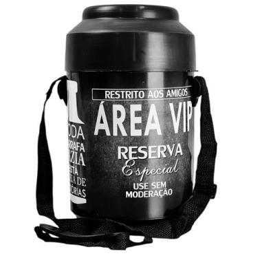 Imagem de Cooler Plástico Térmico 12 Lata De Cerveja C/ Alça Ajustável - Pedreir