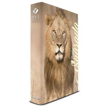 Imagem de Bíblia do Leão no campo de trigo - Capa Dura - NVT