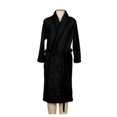 Imagem de Manta de Microfibra para Adultos – Sem Bolso, Diversas Cores, Ideal para Casa, Sofa e Dormitório (Preto)