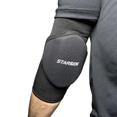 Imagem de Cotoveleira Profissional Elástica Starside Goleiro Futsal Vôlei-Unissex