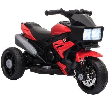 Imagem de Moto Eléctrica Mini para Niños Aosom 6V Roja