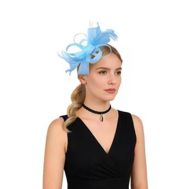 Imagem de Diadema Fascinadora Litter Star Sombrero con Plumas