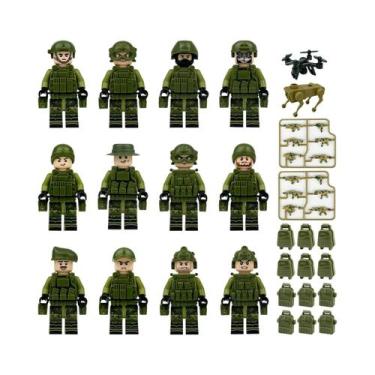 Imagem de Brinquedos De Blocos De Montar Em Forma De Bonecos Humanoides Miniatur