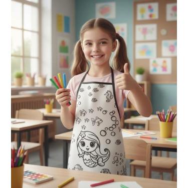 Imagem de Avental Infantil para Pintar - Recanto da Costura