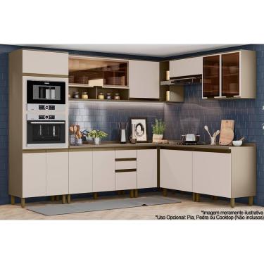 Imagem de Kit Modulado Henn 13 Peças Connect C6P05 Duna/Cristal