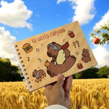 Imagem de kit 2 Livros De Colorir Capivaras 50 Páginas 6 modelos diferentes - Bo