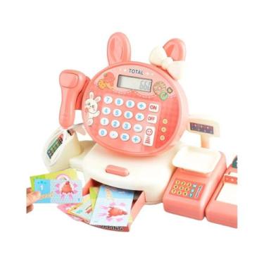 Imagem de Conjunto De Caixa Registradora Infantil, Brinquedo Com Efeitos Sonoros