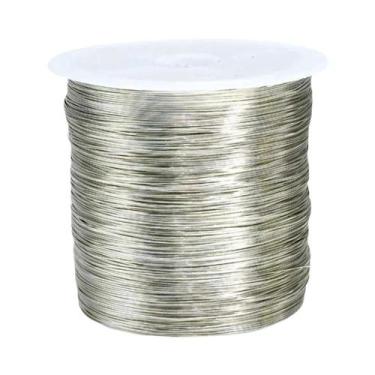 Imagem de Fio Metálico Colorido 100M/Rolo 0.3/0.4mm Para Pulseira Colar DIY Arte