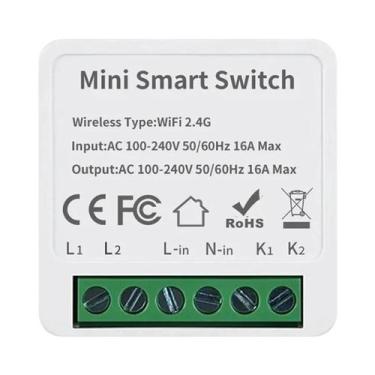 Imagem de Interruptor Inteligente WiFi Zigbee 3.0 16A 20A Com Temporizador E Con